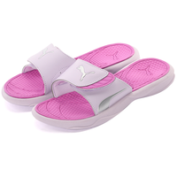 一字带凉拖鞋女子轻便居家休闲魔术贴沙滩拖鞋