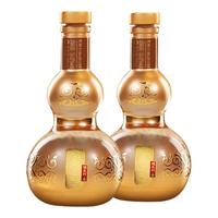 金六福 酒福系列金品鉴小酒葫芦绵柔浓香纯粮白酒双瓶