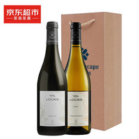 拉菲古堡 CHATEAU LAFITE ROTHSCHILD 法国原瓶进口 雾禾山谷 霞多丽干白葡萄酒+梅洛干红葡萄酒 750mL*2 组合装