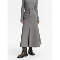 【工装鱼尾长裙】24秋街头潮流常规无弹高腰半截裙