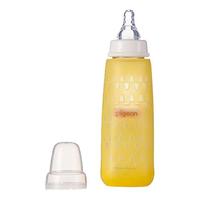 pigeon 贝亲 AA118 标准口径玻璃奶瓶 安心组合 240ml 黄色
