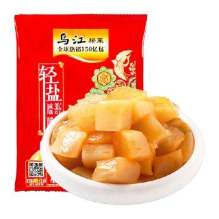 88VIP：乌江 脆口榨菜芯120g涪陵特产轻盐脆爽下饭菜片泡菜咸菜酱腌菜凑单