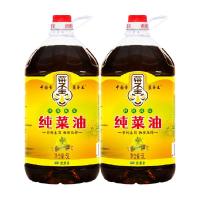 菜子王 纯菜油5L*2四川风味食用油家用非转基因菜籽油低芥酸核心产