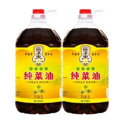 菜子王 纯菜油5L*2四川风味食用油家用非转基因菜籽油低芥酸核心产