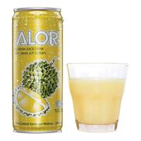 ALOR亚罗星马来西亚榴莲果汁饮料水果饮榴莲汁饮料240mlX6罐