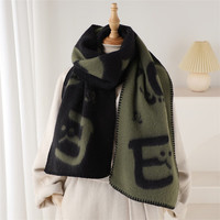 FOURDATRY 欧美风仿羊绒保暖围脖