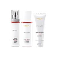 巴黎欧莱雅L'OREAL PARIS 欧莱雅套装女士护肤水乳礼盒复颜抗皱紧致滋润补水保湿淡化细纹 洁面30+水65+乳50ml