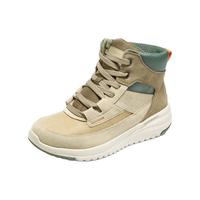 斯凯奇（Skechers）保暖高帮防滑防寒女士休闲靴144772 灰褐色/TPE 37