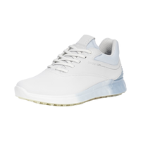爱步(ECCO)ECCO爱步 Golf球鞋女防水透气球鞋休闲鞋 高尔夫S3系列102963 60618-白色/灰蓝色/天空蓝 35