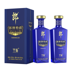 郎酒 郎牌特曲（T6）50度500ml浓酱兼香型白酒 50度 500mL 2瓶