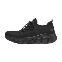 斯凯奇(Skechers)Skechers减震厚底懒人鞋118100 全黑色/BBK 43