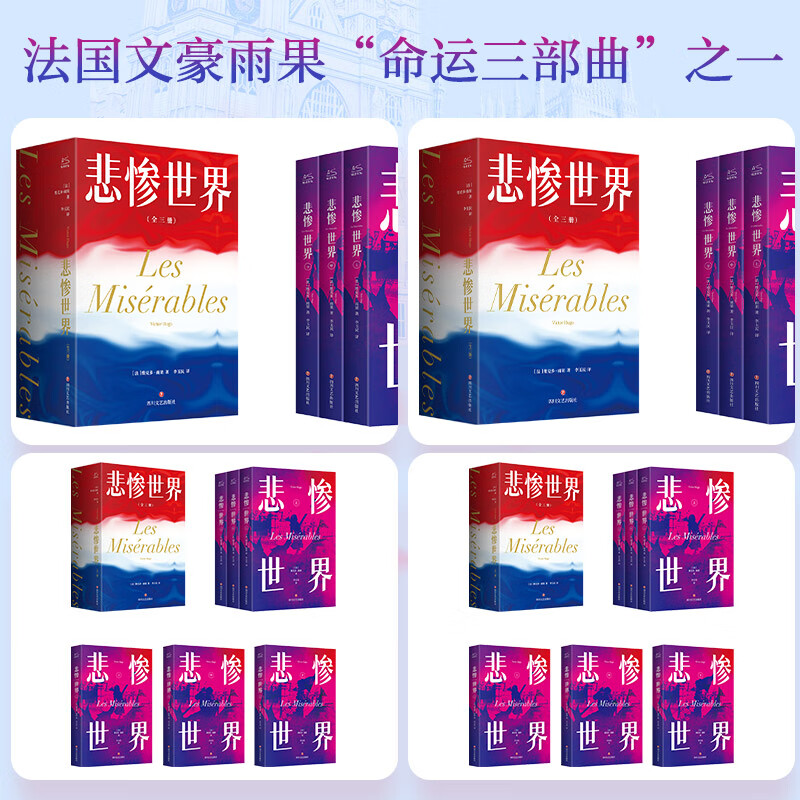 全无删减 悲惨世界 李玉民本  雨果命运三部曲