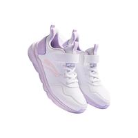 安踏儿童运动鞋男女童跑步鞋2025春秋网面透气舒适软弹元气跑鞋 【女革面】白/紫/肉植粉5568-7 36 脚长约23cm