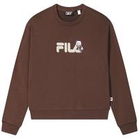 FILA斐乐熊猫卫衣女款2025秋季宽松百搭运动休闲宽松上衣