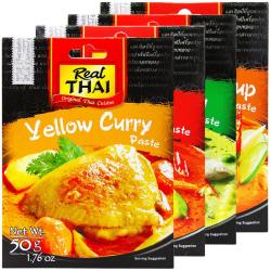 Real THAI 咖喱酱/冬阴功酱50g 任选4件