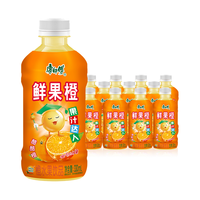 康师傅 鲜果橙汁VC果汁达人饮料果味饮品 330ml小瓶组合整箱装维生素C 鲜果橙汁330ml*12瓶