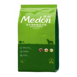 medon 鸡肉牛肉配方全价狗粮20kg