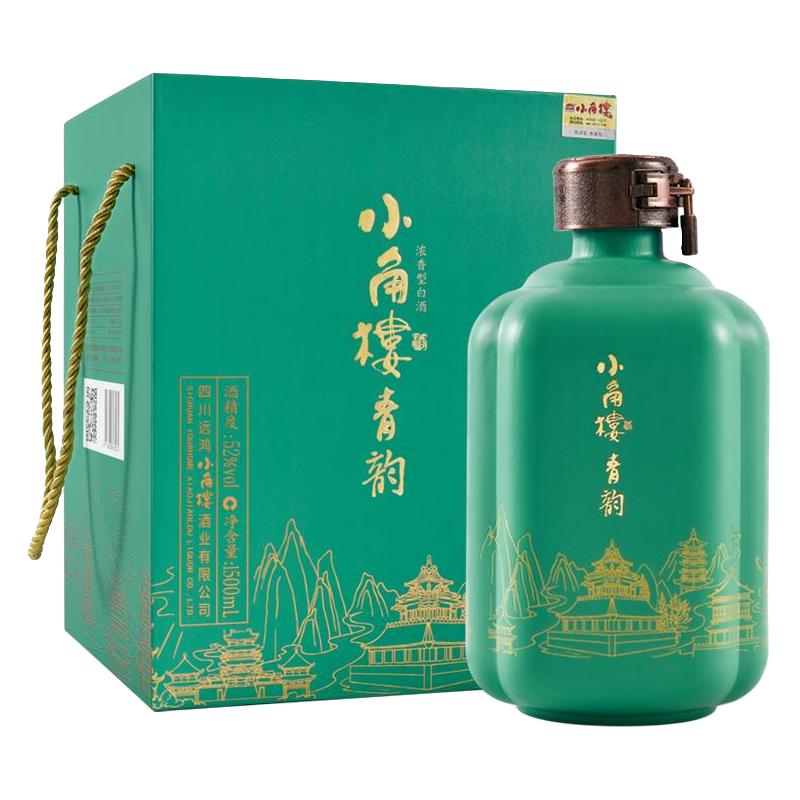 XIAOJIAOLOU 小角楼 青韵 52%vol 浓香型白酒
