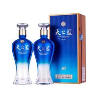 移动端、京东百亿补贴：洋河 天之蓝 42%vol 绵柔浓香型白酒 480ml*2瓶