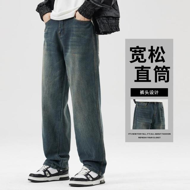 GENIOLAMODE 直筒宽松裤