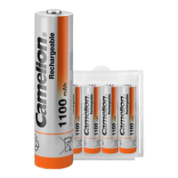 Camelion 飞狮 7号镍氢充电电池电池 1.2V 1100mAh 4粒装