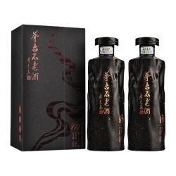 茅台 不老酒 雅黑礼盒装 53度500ml*2瓶 贵州酱香型酒水