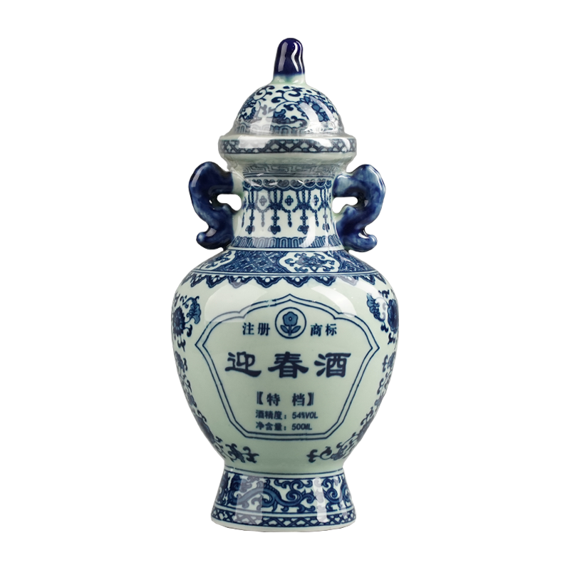  YING CHUN/迎春 高端礼盒装 酱香型白酒  54%vol 500mL
