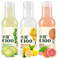 农夫山泉 NONGFU SPRING445ml*10瓶水溶C100复合果汁饮料装柠檬VC维C饮料