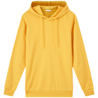 美特斯邦威纯色卫衣男连帽新款秋季潮流休闲打底帅气基础款衣服男  XL 180 100A