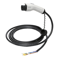 （平台认证）比亚迪新能源充电枪延长线放电枪插排秦E35汉宋Plus唐海豚元驱逐舰电网充电枪替换线 32A充电桩替换枪线  6平方线材 15米线