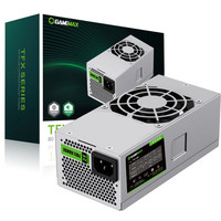 游戏帝国 GAMEMAX GT-200TFX规格电源 额定200w 24针台式机箱电脑长条形电源