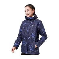 Columbia哥伦比亚冲锋衣女秋冬银点可拆卸内胆三合一热能防水外套WR0635 467 S