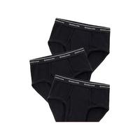 佐丹奴内裤男装纯棉品牌宽橡筋腰针织三角内裤18174013 19黑色X3 XL