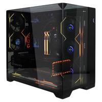 联力包豪斯电脑机箱O11 VISION compact全视版三面玻璃海景房机箱