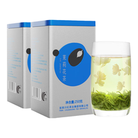 林湖飘雪 茉莉花茶 川派茉莉飘雪花毛峰罐装茶叶 浓香耐泡 250g*2