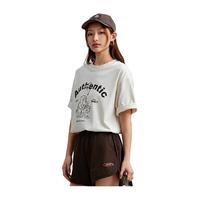 卡帕（Kappa）背靠背2025夏季短袖女t恤男纯棉休闲半袖运动上衣K0EX2TD81D XL