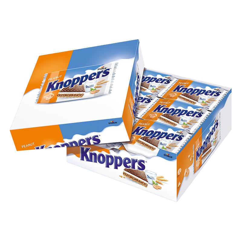  Knoppers/优立享  威化饼干  600g×1盒 包装 600g