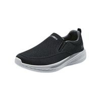 斯凯奇(Skechers)男鞋厚底运动休闲鞋一脚蹬健步鞋210791 黑色/BLK 41.5