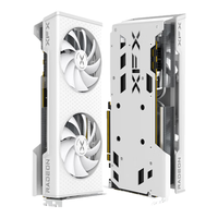 讯景(XFX)AMD RADEON RX6750XT 12GB 雪狼 白色电竞游戏办公电脑独立显卡
