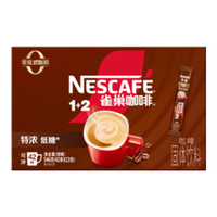 雀巢 1+2微研磨速溶咖啡粉 特浓 42条 盒装