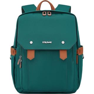 卡拉羊 初中生五维防下坠云朵立体方包-墨绿色24L