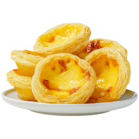 小牛凯西 葡式蛋挞家用套装带锡纸半成品西式烘焙空气炸锅冷冻 蛋挞1+1套装980g+10根烤肠