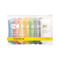 巴迪高一次性内裤女纯棉无菌产妇月子大码短裤出差旅行免洗日抛裤 3A级银离子 长效抑菌 3XL