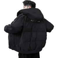 仕季羽绒服男女潮牌外套冬季羽绒服加厚保暖防寒服青少年男装 黑色（此款偏大，拍小一码） XL
