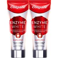 Colgate 高露洁 天然酵素亮白牙膏清新薄荷无水活性101g