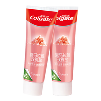 Colgate 高露洁 喜马拉雅玫瑰盐健康晶亮牙膏 115g*2支
