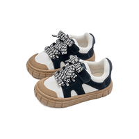 M1&M2西班牙童鞋春季儿童板鞋男童女童波普彩带软底透气网布休闲运动鞋 蓝色 26码 适合脚长15~15.5cm