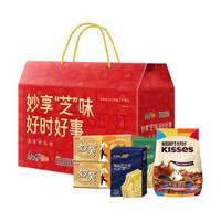 康师傅 x好时 妙享芝味联名礼盒妙芙巧克力饼干糕点年货礼盒 892g