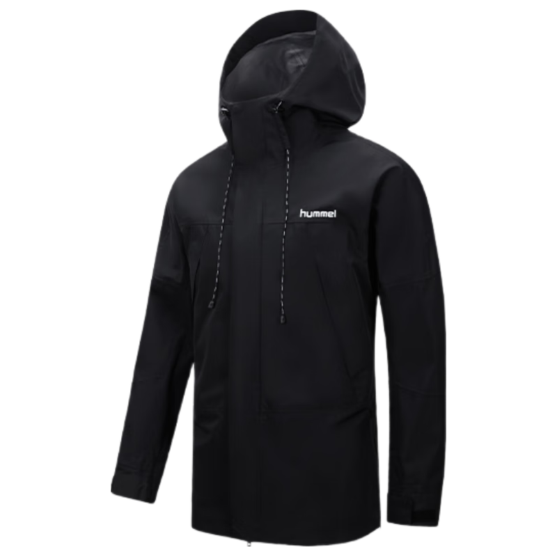  hummel 防风 男士冲锋衣  黑色 XXL