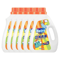 第e卫士 除菌除螨洗衣液 深层洁净 活氧酵素 持久留香洗衣液2kg*6